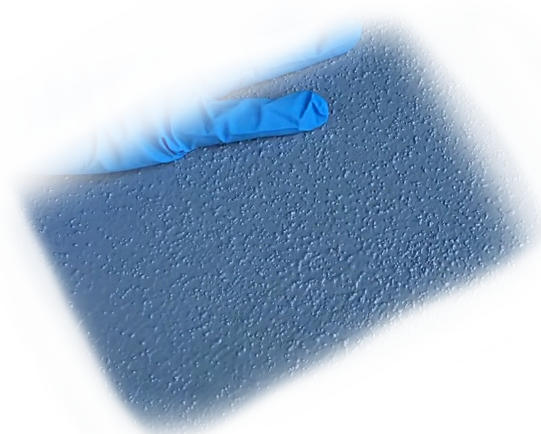 Pintura antideslizante añadido cascara a pintura