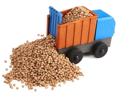 Juguetes hechos a partir de cáscara de nuez