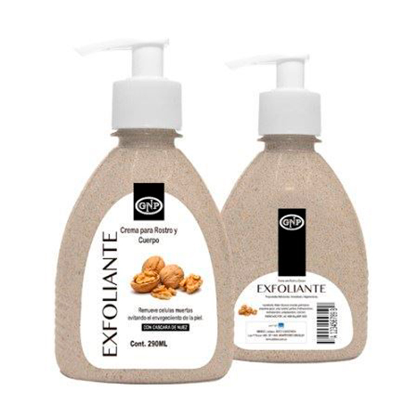 cascara de nuez crema exfoliante natural cosmética