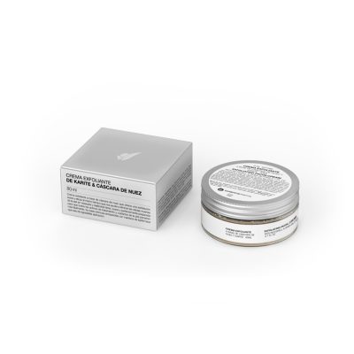 cascara de nuez crema exfoliante natural cosmética