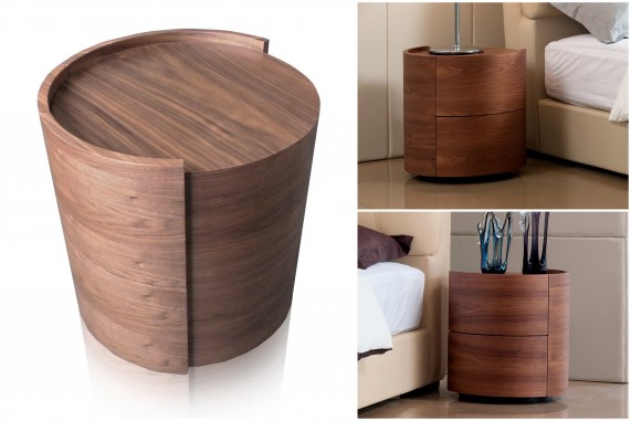Mobiliario de diseño cascara de nuez